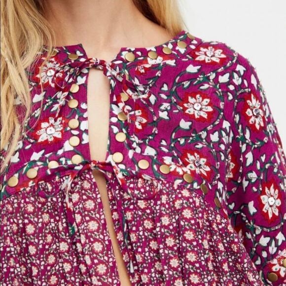 New Amelia Babydoll jacket blouse size XL,XS - Picture 6 of 9